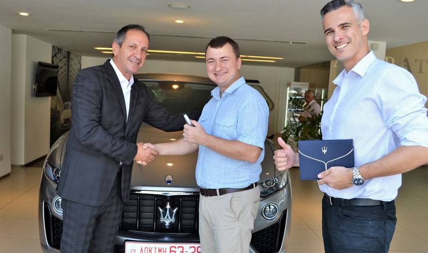 Luxury Cars Club sold a car to first customer